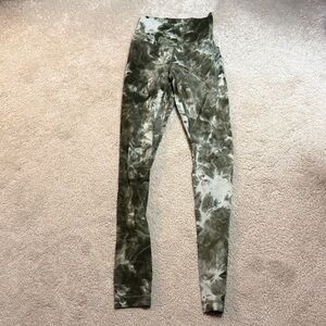 Lululemon Align Green Tie-Dye Leggings